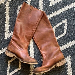 Madewell Winslow brown leather boots size 38